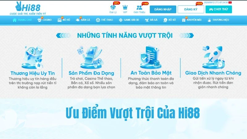 Ưu Điểm Vượt Trội Của Hi88